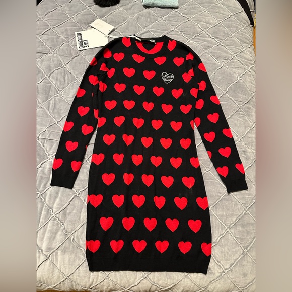 Crewneck Sweater Dress - Picture 2 of 4